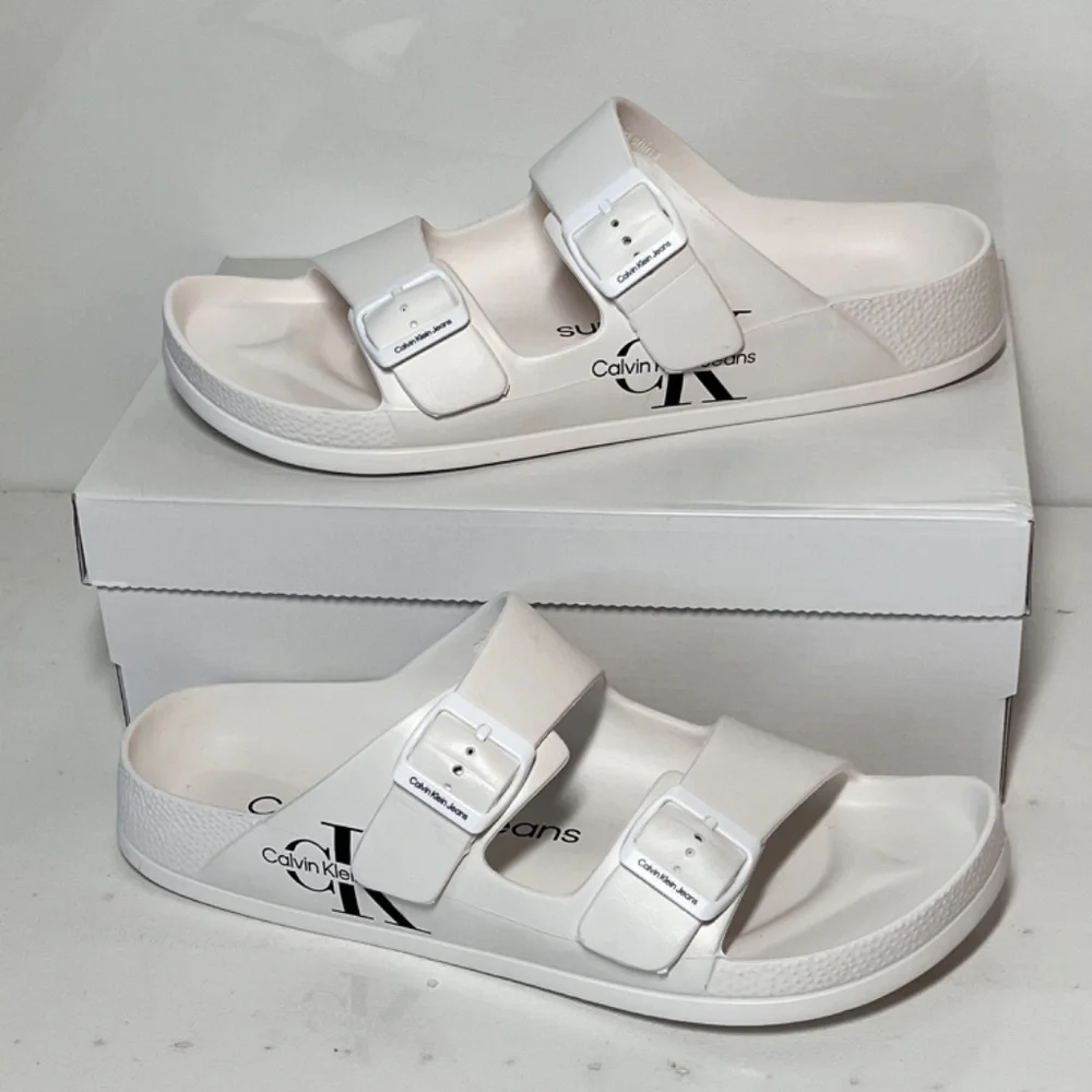 Calvin Klein Zion Double Strap Slide Sandal